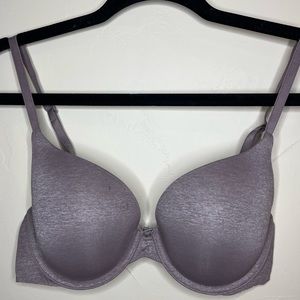 Victoria’s Secret Padded Perfect Coverage Purple Bra 36B